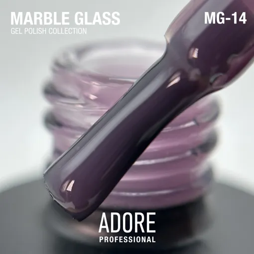 Гель-лак вітражний, 8 мл № MG-14 Marble Glass Gel Polish ADORE