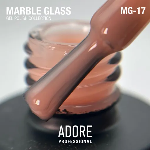 Гель-лак вітражний, 8 мл № MG-17 Marble Glass Gel Polish ADORE