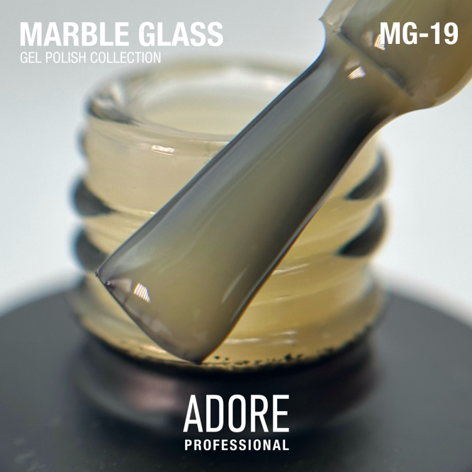 Гель-лак вітражний, 8 мл № MG-19 Marble Glass Gel Polish ADORE