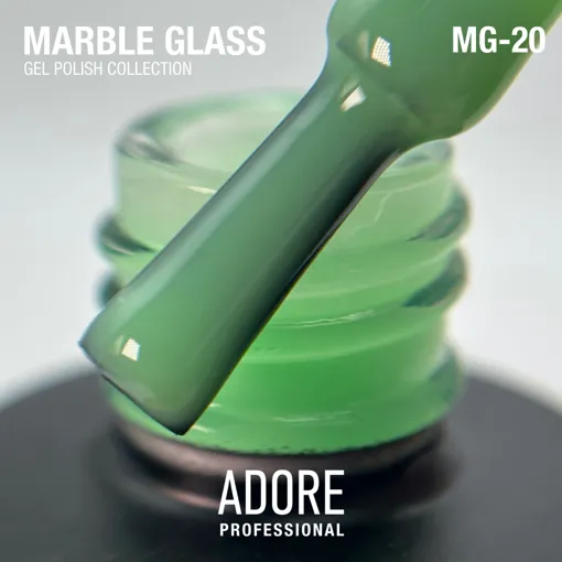 Гель-лак вітражний, 8 мл № MG-20 Marble Glass Gel Polish ADORE