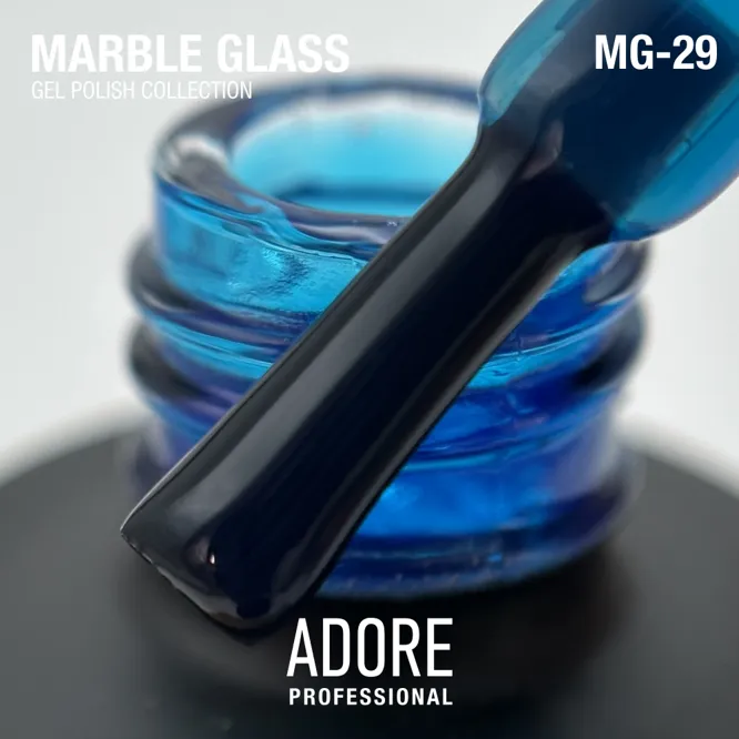 Гель-лак вітражний, 8 мл № MG-29 Marble Glass Gel Polish ADORE