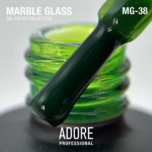Гель-лак вітражний, 8 мл № MG-38 Marble Glass Gel Polish ADORE