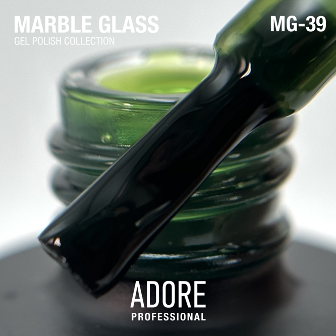 Гель-лак вітражний, 8 мл № MG-39 Marble Glass Gel Polish ADORE
