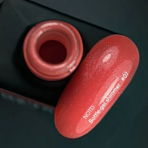 Гель рідкий з шимером для укріплення нігтів, 10 мл №07 Shimmer Bottle Gel NAILSOFTHEDAY