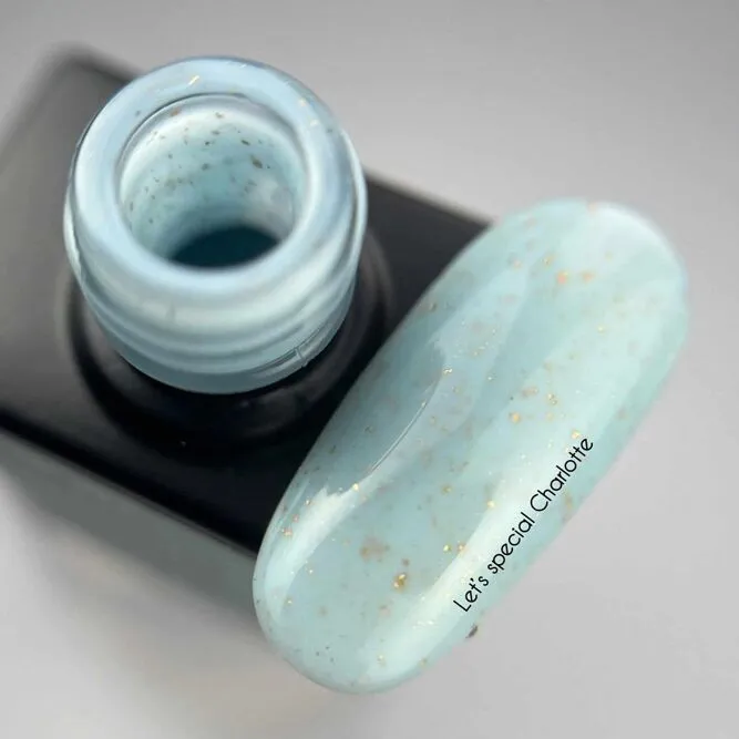 Гель-лак з золотою поталлю, 10 мл Let`s spesial CHARLOTTE /№267 Gel Polish NAILSOFTHEDAY 