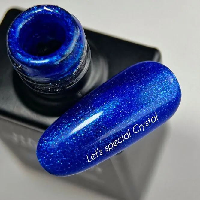 Гель-лак з дрібним шимером, 10 мл Let`s spesial CRYSTAL Gel Polish NAILSOFTHEDAY