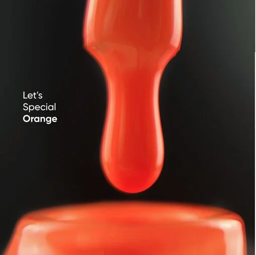 Гель-лак, 10 мл Let`s spesial ORANGE Gel Polish NAILSOFTHEDAY 