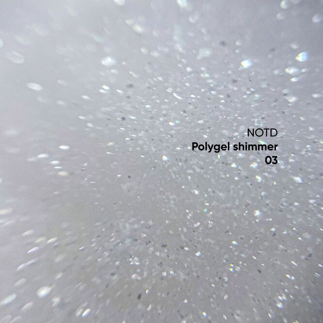Полігель із шимером, 30 мл №03 SHIMMER Poly Gel NAILSOFTHEDAY
