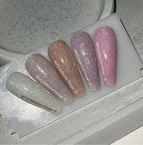 Полігель світловідбиваючий рідкий, 15 мл №05 Reflective Poly Gel NAILSOFTHENIGHT