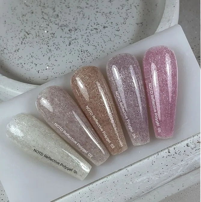 Полігель світловідбиваючий рідкий, 15 мл №05 Reflective Poly Gel NAILSOFTHENIGHT