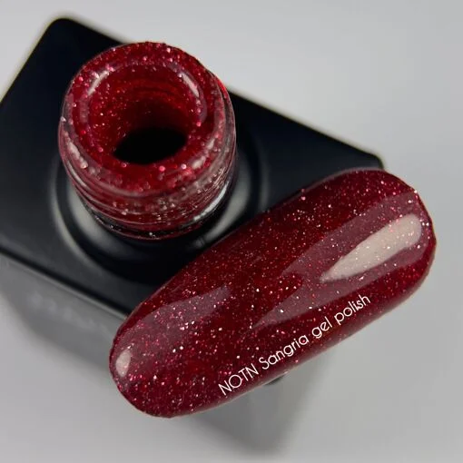 Гель-лак світловідбиваючий, 10 мл SANGRIA Night Gel Polish NAILSOFTHEDAY 