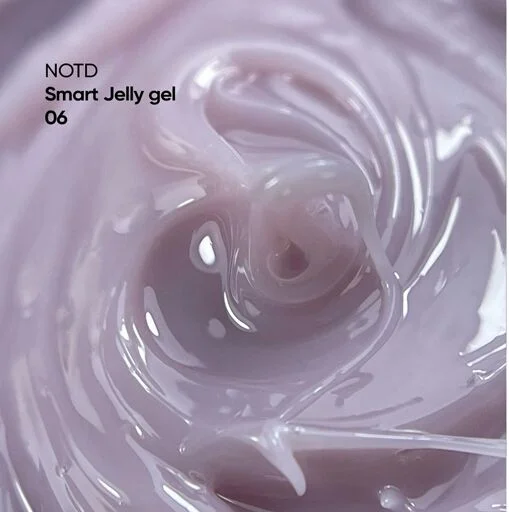 Гель-желе для нарощування нігтів, 15 мл №06 Колір: Лілово-рожевий Smart Jelly Gel NAILSOFTHEDAY