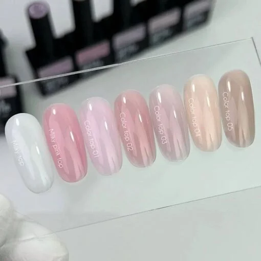 Топ камуфлюючий молочно-рожевий, без липкого шару, 10 мл Milk Pink Top NAILSOFTHEDAY