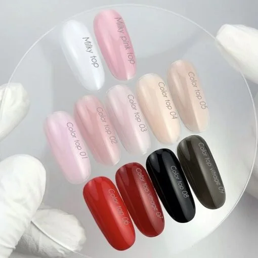 Топ камуфлюючий молочно-рожевий, без липкого шару, 10 мл Milk Pink Top NAILSOFTHEDAY