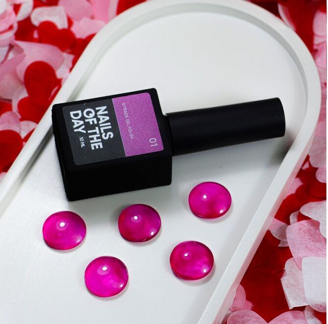 Гель-лак вітражний, 10 мл №01 Vitrage Gel Рolish NAILSOFTHEDAY 