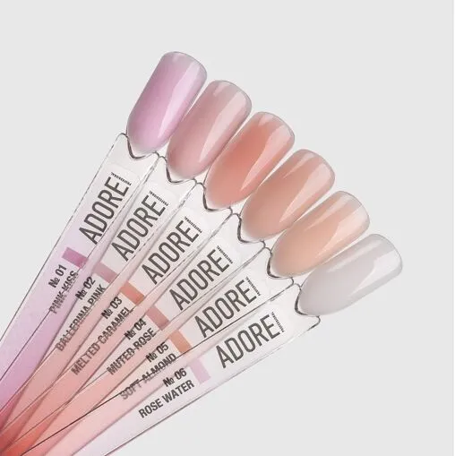 Гель для нарощування нігтв - наповнювач для помпи, 60 г  №03 &quot;Melted caramel&quot; One Drop Gel ADORE