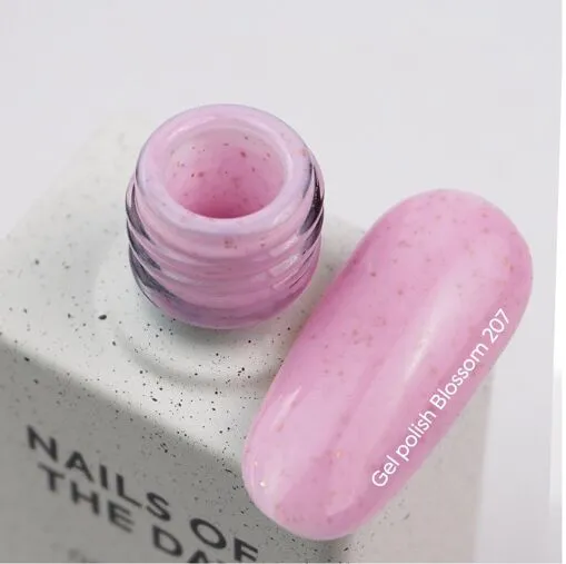 Гель-лак з золотою поталлю, 10 мл Let`s spesial BLOSSOM /207 Gel Polish NAILSOFTHEDAY