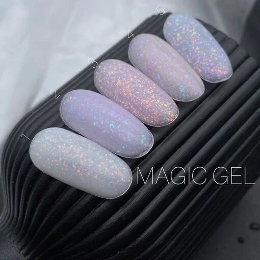 Гель для нарощування нігтів з поталлю, 15 мл №03 Magic Builder Gel SAGA Professional