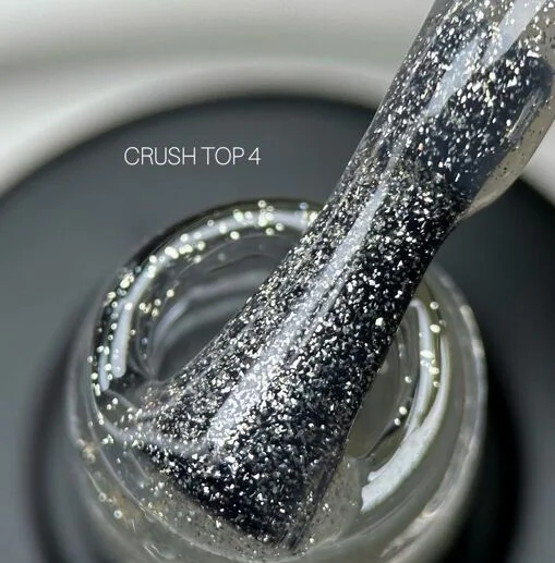 Топ голограмний світловідбиваючий, 9 мл №04 Cruch Top SAGA Professional