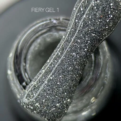 Гель-лак світловідбиваючий, 10 мл №01 Fiery Gel Polish SAGA Professional