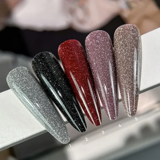 Гель-лак світловідбиваючий, 10 мл №05 Fiery Gel Polish SAGA Professional