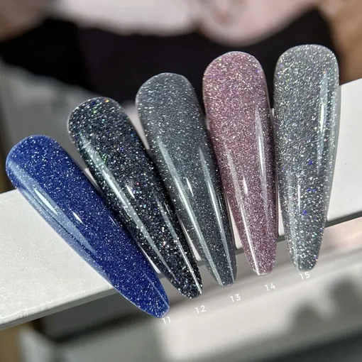 Гель-лак світловідбиваючий, 9 мл №15 Fiery Gel Polish SAGA Professional