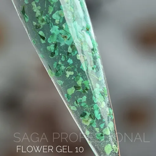 Гель із сухоцвітами, 5 мл №10 Flower Fairy Gel SAGA Professional