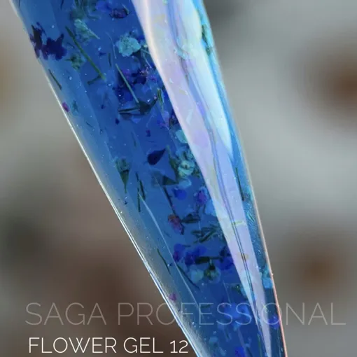 Гель із сухоцвітами, 5 мл №12 Flower Fairy Gel SAGA Professional