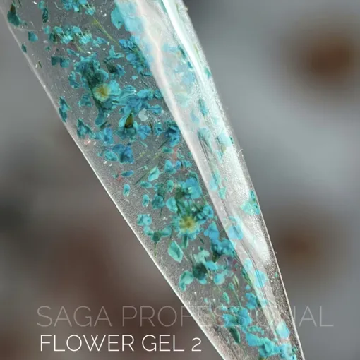 Гель із сухоцвітами, 5 мл №02 Flower Fairy Gel SAGA Professional