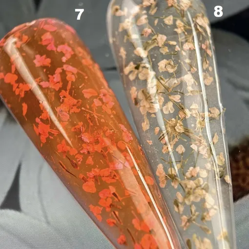 Гель із сухоцвітами, 5 мл №08 Flower Fairy Gel SAGA Professional