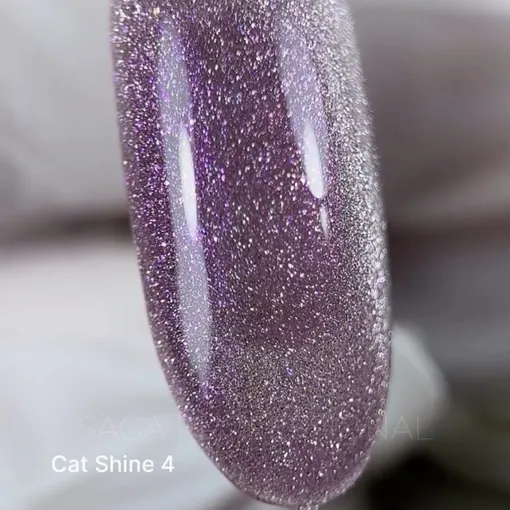 Гель-лак кришталева кішка, 10 мл №04 Cat Shine Gel Polish SAGA Professional
