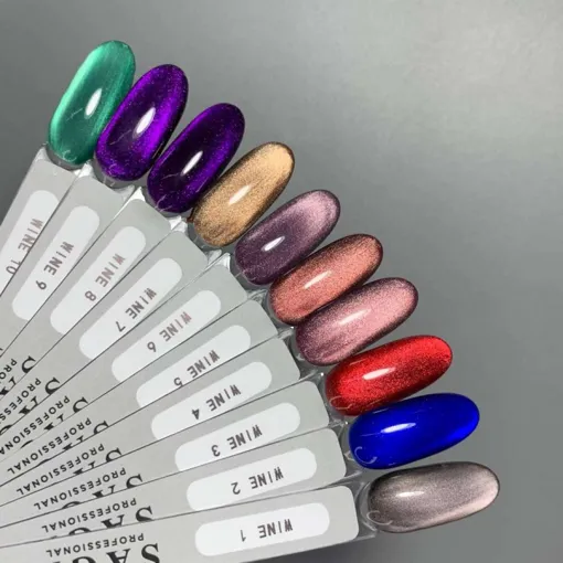 Гель-лак кошаче око, 10 мл №05 Wine Cat Gel Polish SAGA Professional