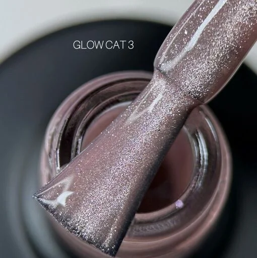 Гель-лак котяче око, 10 мл №03 Glow Cat Gel Polish SAGA Professional