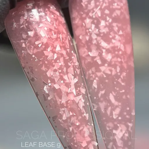 База з поталлю, 9 мл №09 Leaf  Base SAGA Professional
