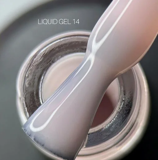 Гель рідкий для зміцнення нігтів, 15 мл №14 Liquid Gel SAGA Professional
