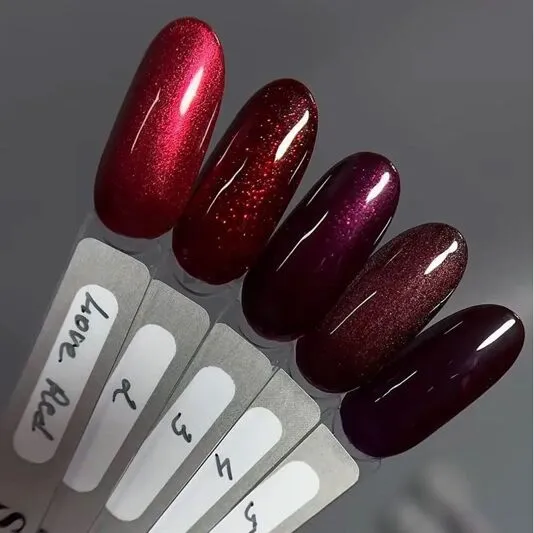 Гель-лак, 10 мл №005 Red Love Gel Polish SAGA Professional 