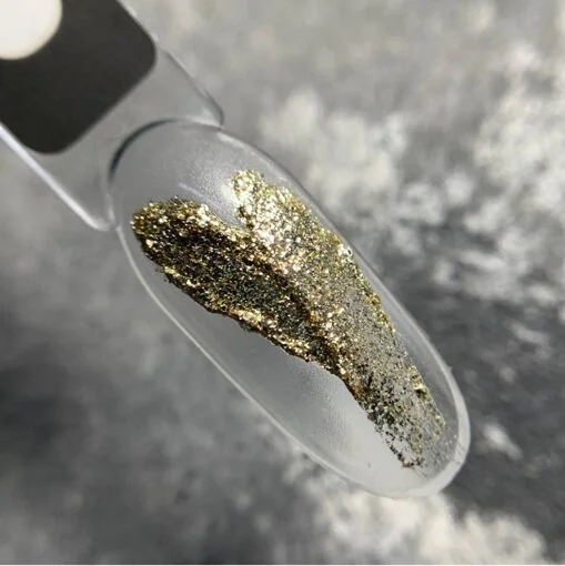 Гель паста рельєфна з блискітками, 5 мл №04 Колір: золотий Scasles paste SAGA Professional