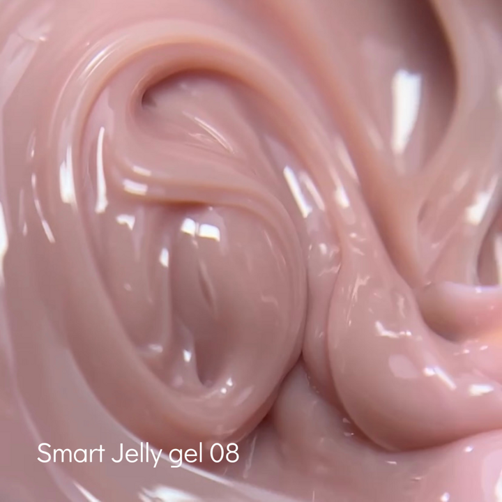 Гель-желе для нарощування нігтів, 15 мл №08 Колір: Нюдовий/карамельний Smart Jelly Gel NAILSOFTHEDAY