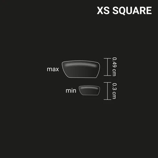 ADORE SPLETNICA Funky Gel Nail Tips 240pcs &quot;XS SQUARE&quot;  Гелеві тіпси XS Квадрат